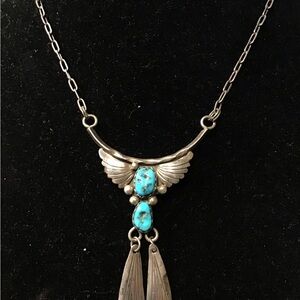 Sterling Turquoise Necklace